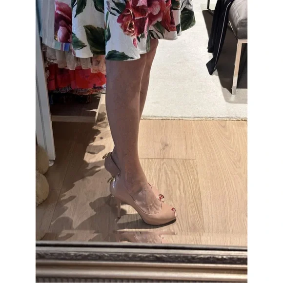 ✨🔒Oh Really🔒✨Louis Vuitton Oh Really Nude Open-Toe Pumps - Picture 6 of 10